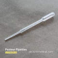 Plastikpasteur -Pipetten 3ml Labor verwenden